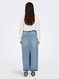 JDYBELLA Denim Falda vaquera Falda larga