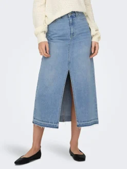 JDYBELLA Denim Falda vaquera Falda midi