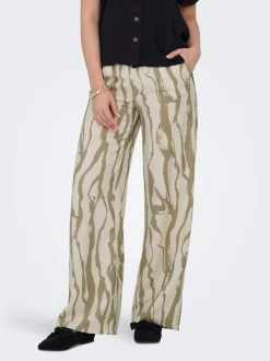 JDYCAMILLE Corte wide leg Pantalones de pernera ancha