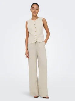 JDYCARA Corte wide leg Pantalones de pernera ancha