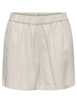 JDYCAYA Cintura alta Corte regular Lino Shorts