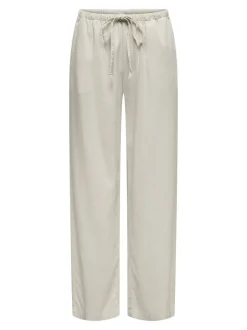 JDYCAYA Corte wide leg Lino Pantalones