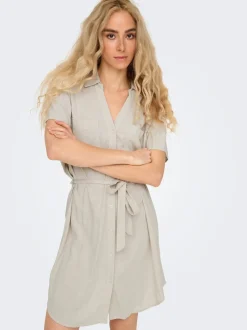 JDYCAYA Lino Vestido corto