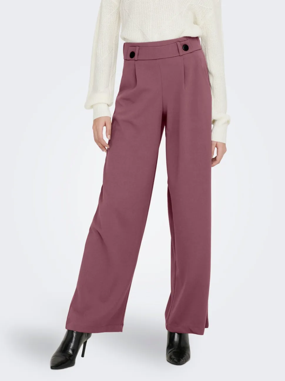 JDYGEGGO Corte wide leg Pantalones de pernera ancha