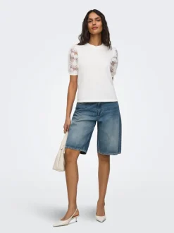 JDYLINA Cintura media Corte loose Bermudas