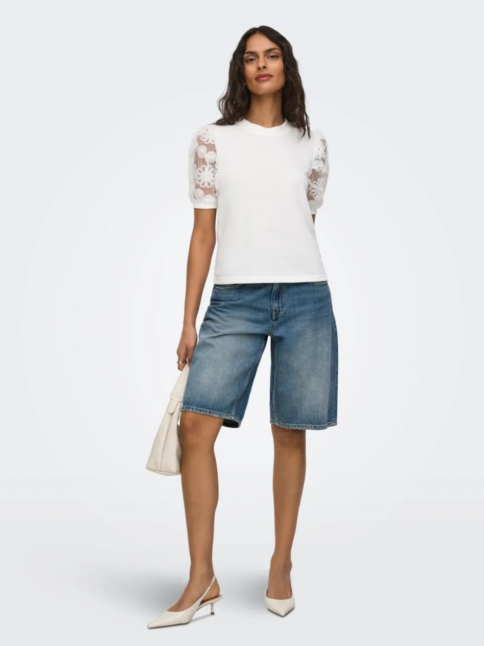 JDYLINA Cintura media Corte loose Bermudas