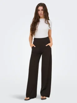 JDYLOUISVILLE Corte wide leg Pantalones de pernera ancha