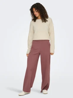JDYLOUISVILLE Corte wide leg Pantalones de pernera ancha