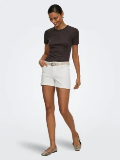 JDYMOON Cintura media Corte regular Shorts vaqueros