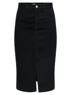 JDYMOON Denim Falda vaquera Falda midi