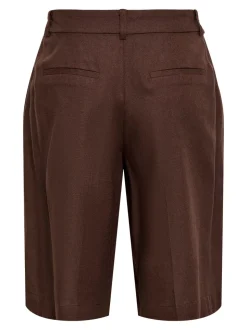 JDYNAOMI Cintura media Corte loose Lino Bermudas