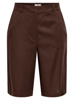 JDYNAOMI Cintura media Corte loose Lino Bermudas