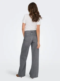 JDYRUBY Cintura media Corte loose Vaqueros