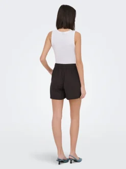 JDYSAY Cintura alta Corte regular Lino Shorts
