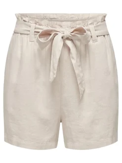 JDYSAY Cintura media Corte regular Lino Shorts
