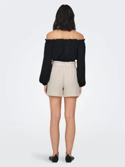JDYSAY Cintura media Corte regular Lino Shorts