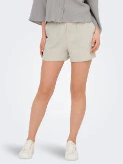 JDYTHEIS Cintura media Corte regular Shorts estilo paperbag