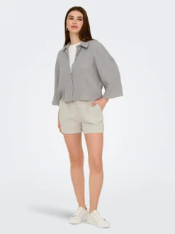 JDYTHEIS Cintura media Corte regular Shorts estilo paperbag