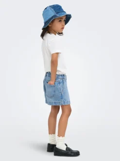 KMGCOMET Cintura media Corte wide leg Shorts vaqueros