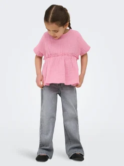 KMGJUICY Cintura media Corte wide leg Vaqueros