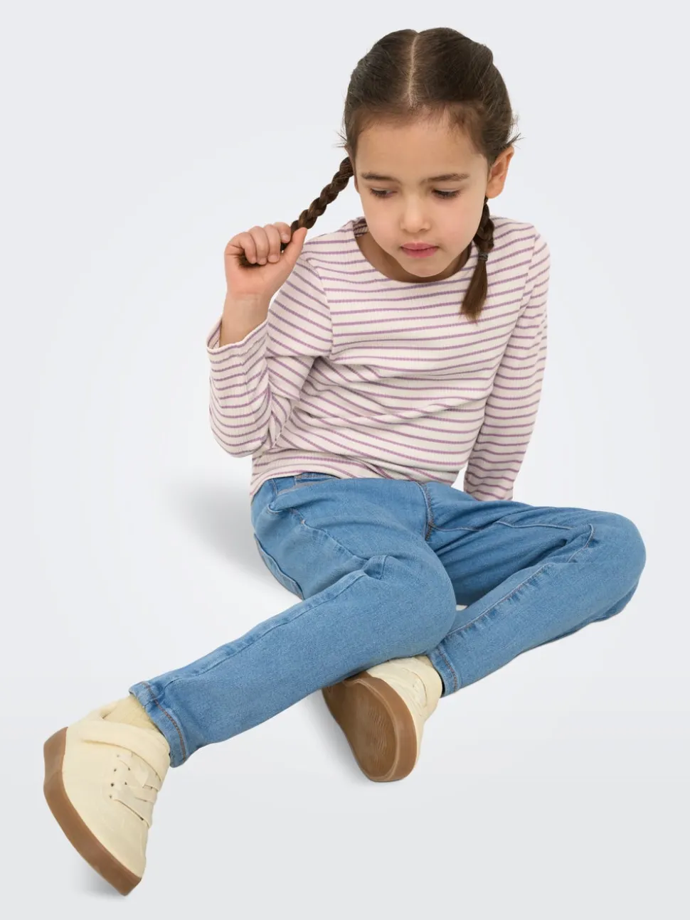 KMGRAIN Cintura media Corte skinny Vaqueros