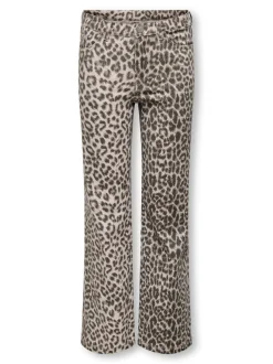 KOGANLIE-MADISON Corte wide leg Vaqueros
