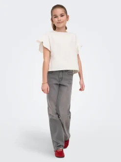 KOGBLAIR Talle medio Corte wide leg Vaqueros