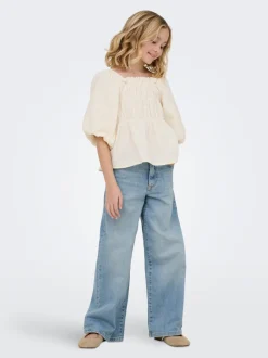 KOGBROOME Cintura alta Corte wide leg Vaqueros
