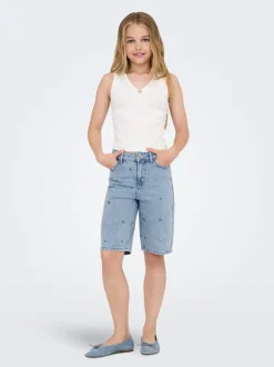 KOGCOBAIN Corte loose Shorts vaqueros