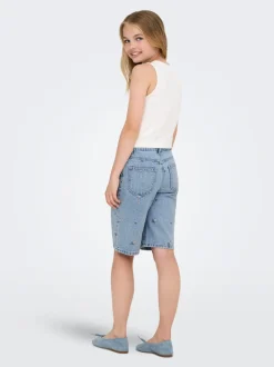 KOGCOBAIN Corte loose Shorts vaqueros