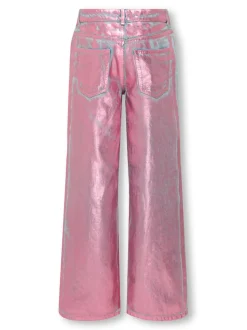 KOGCOBAIN Corte wide leg Largo hasta los tobillos Vaqueros