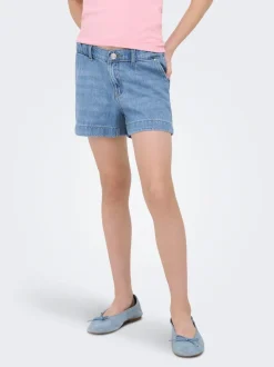 KOGCOMET Cintura media Corte wide leg Shorts vaqueros