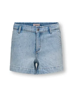 KOGCOMET Cintura media Corte wide leg Shorts vaqueros