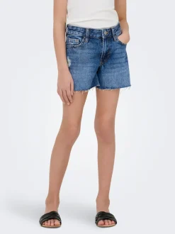 KOGGABI Cintura alta Corte regular Shorts vaqueros