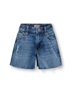 KOGGABI Cintura alta Corte regular Shorts vaqueros