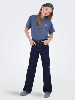 KOGJUICY Cintura media Corte wide leg Vaqueros