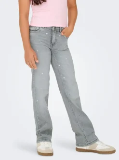 KOGJUICY Cintura alta Corte wide leg Vaqueros