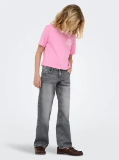 KOGJULLES Cintura baja Corte straight Vaqueros