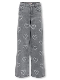 KOGLUMI Cintura alta Corte wide leg Vaqueros
