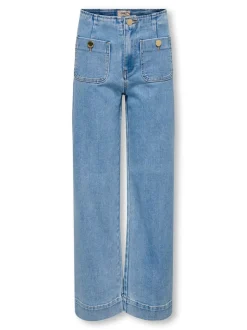 KOGMADELINE Cintura alta Corte wide leg Vaqueros