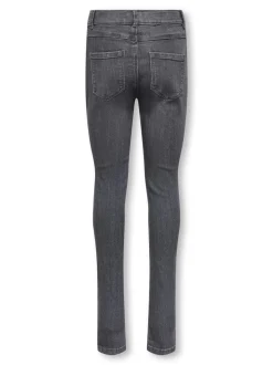 KOGRAIN Cintura media Corte skinny Largo hasta los tobillos Vaqueros