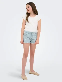 KOGROBYN Corte loose Shorts vaqueros