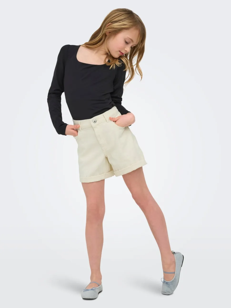 KOGVEGA Corte regular Shorts vaqueros