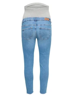 OLMBLUSH Cintura media Corte skinny Largo hasta los tobillos Vaqueros