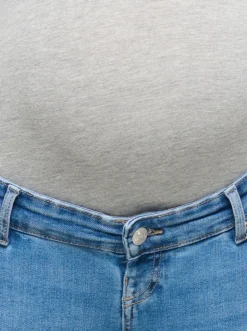 OLMBLUSH Cintura media Corte skinny Largo hasta los tobillos Vaqueros