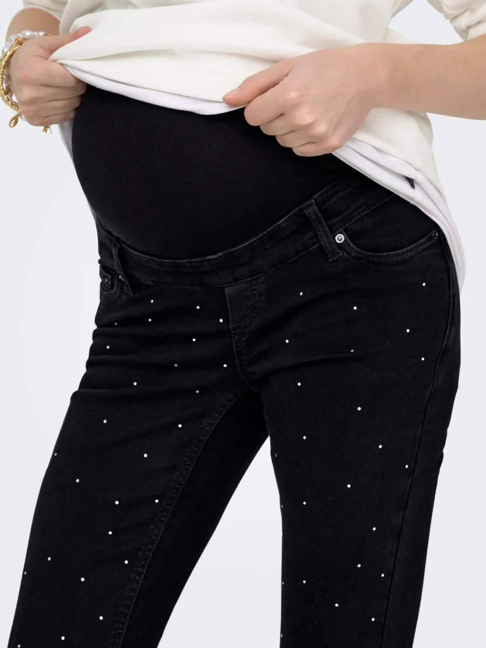 OLMBLUSH Corte flared Vaqueros