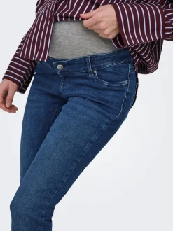 OLMBLUSH Corte skinny Largo hasta los tobillos Vaqueros