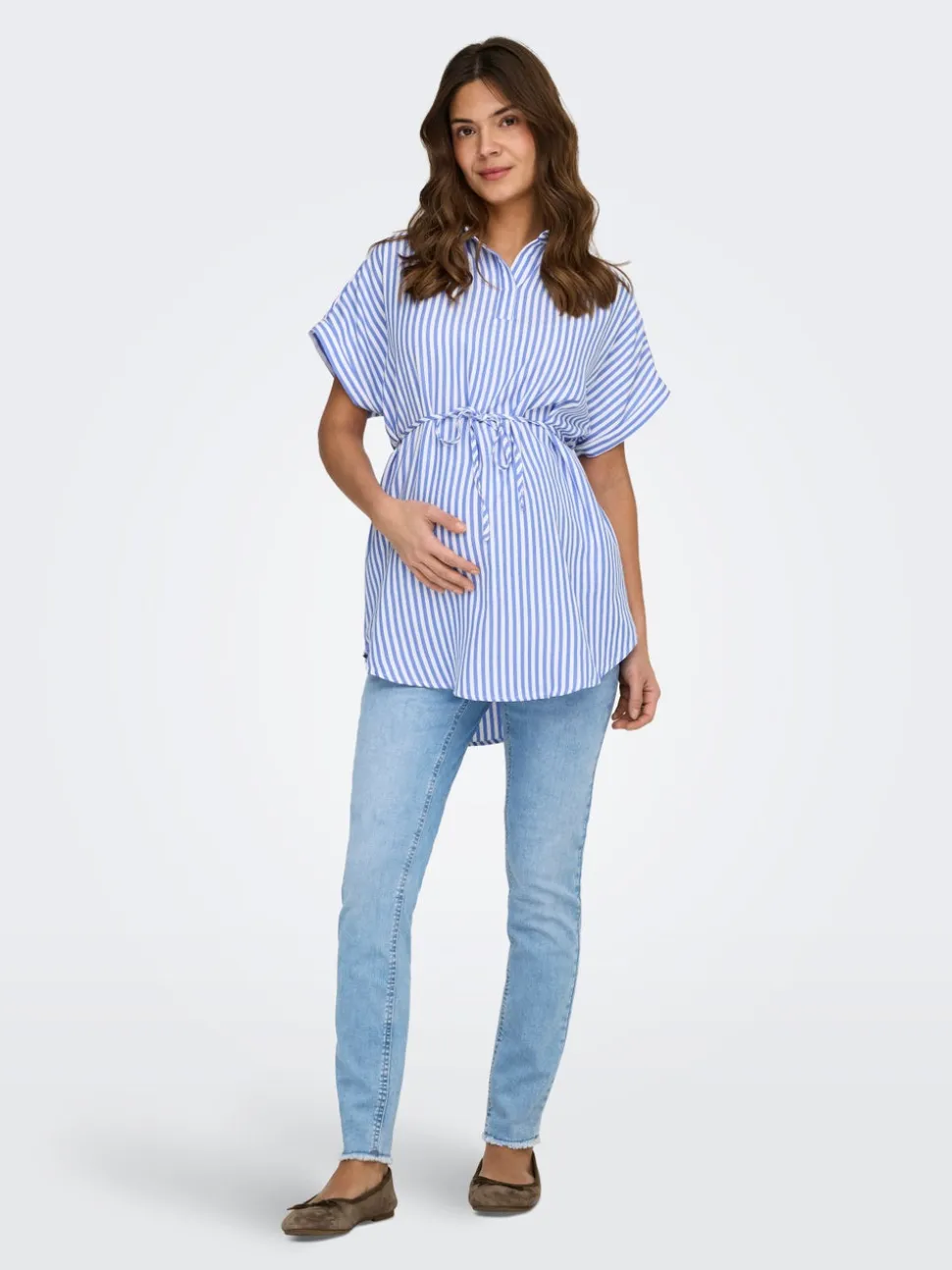 OLMBLUSH Corte skinny Largo hasta los tobillos Vaqueros