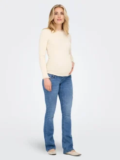 OLMBLUSH Corte flared Vaqueros