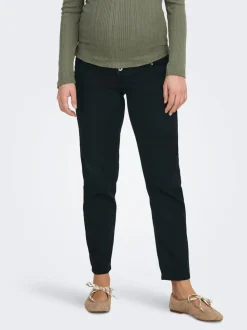 OLMCATWALK Cintura alta Corte slim tapered Largo hasta los tobillos Vaqueros